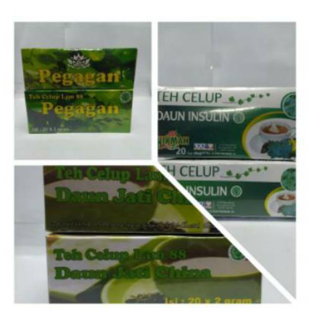 

JUAL BERBAGAI MACAM TEH CELUP BERKUALITAS. { insulin,pegagan dan jati cina }