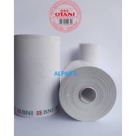 

ULW Kertas thermal struk BNI . 57X36mm. CS34 ¯