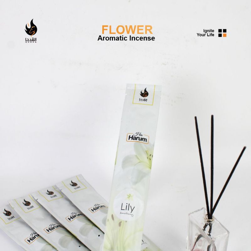 Bukhur Buhur Dupa Lidi Stick Aromaterapi QODHA Hio Harum Isi 20 Sticks Aroma LILY