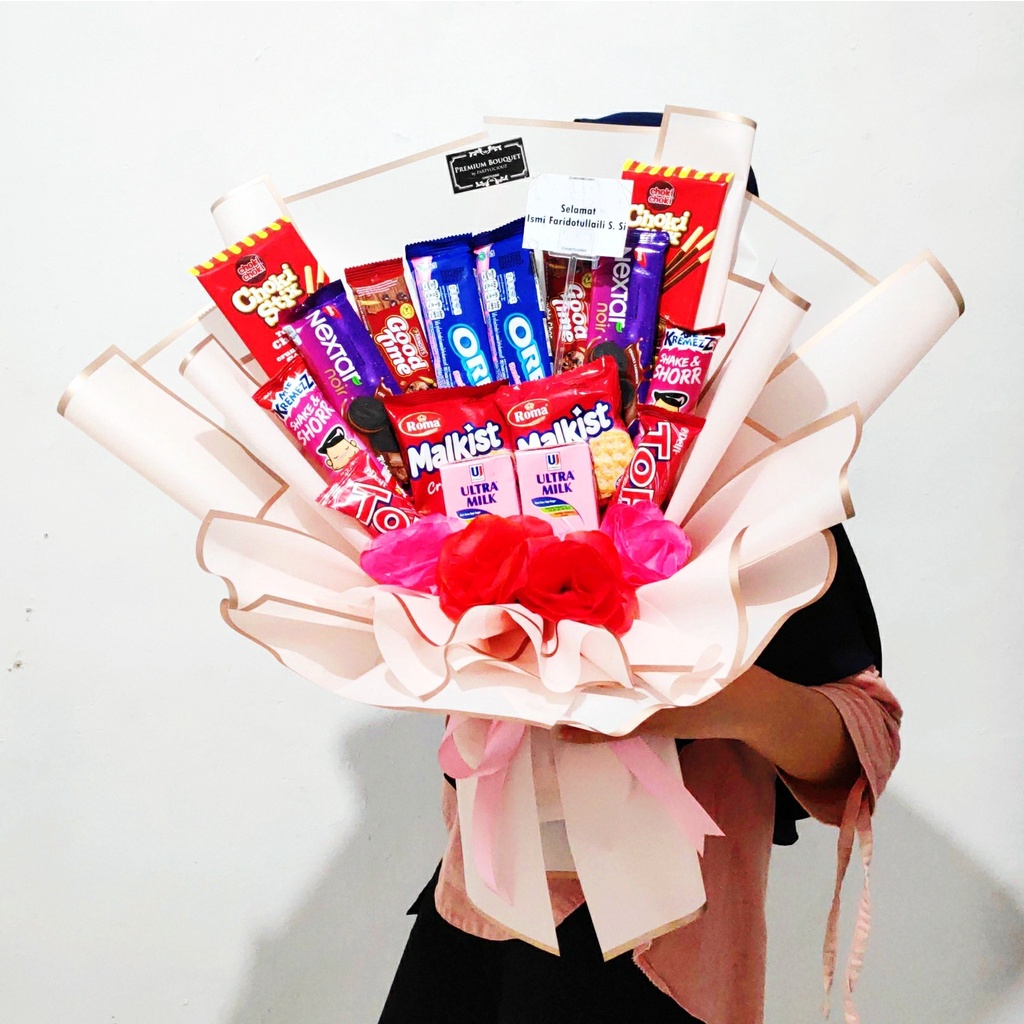

SNACK BOUQUET - BUKET SNACK/ BUKET MAKANAN/ HADIAH WISUDA/ HADIAH ULANG TAHUN/ HADIAH ANAK
