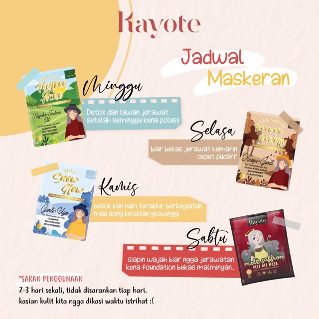 [DIST RESMI] Masker Premium Organik by Kayote