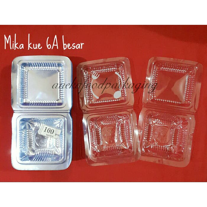 Mika kue/mika jajanan pasar 6A besar (100pcs)