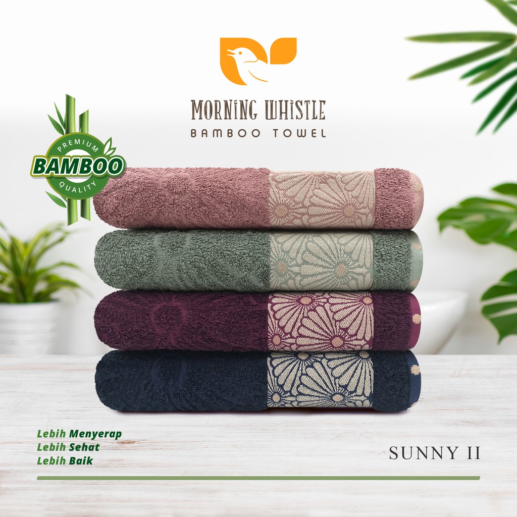 MWB Handuk Mandi Dewasa Morning Whistle Bamboo Sunny / Handuk Mandi / Handuk Dewasa 70 x 135 cm