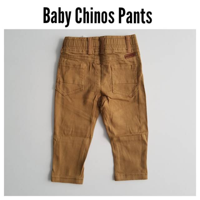 Celana Chinos Bayi Baby Pants Panjang Cino Jalan Pergi Formal Bahan Anak 6 9 12 18 Bulan 1 Tahun