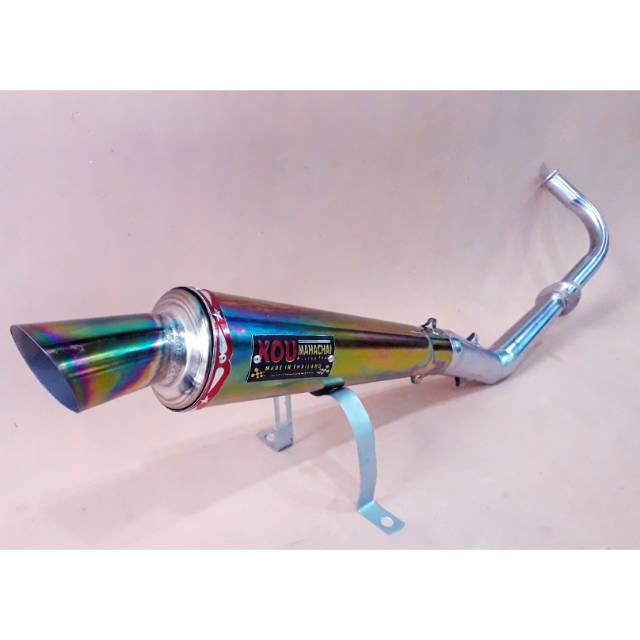 Knalpot Racing Kou Bunglon Beat fi/karbu, Scoopy Vario 110 fi
