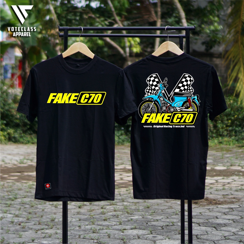 KAOS FAKE C70 kaos HONDA TRACE KAOS HONDA GENK KAOS MOTOR CB kaos HEREX kaos BANYUWANGI Original Vot