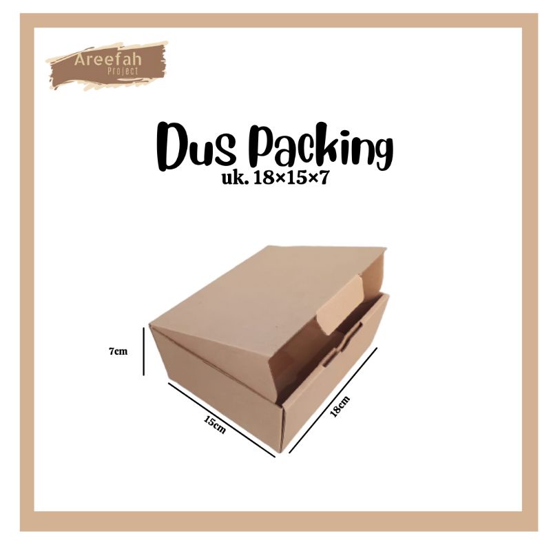 

KARDUS KARTON / KARDUS BOX / KARDUS PACKING DIE CUT UKURAN 18x15x7 cm