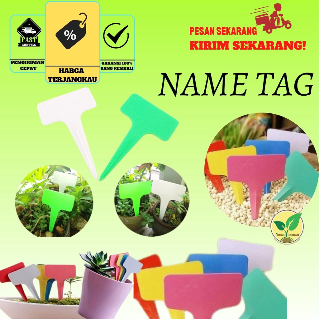 

PENANDA LABEL NAME TAG TANAMAN HIAS PLANT LABEL MARKER SEMAI BENIH BIBIT