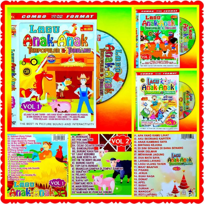 KASET D.V.D LAGU ANAK INDONESIA-LAGU ANAK ANAK TERLARIS-LAGU ANAK ANAK TERPOPULER-LAGU ANAK ANIMASI-