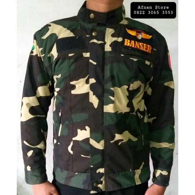 Jaket Jangkis BANSER Free nama bordir