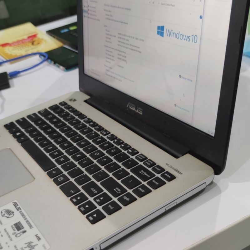 asus a455L ci5 gen 4 ssd 128