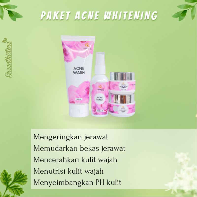 VENORA SKINCARE/ PAKET ACNE VENORA / PAKET NORMAL VENORA