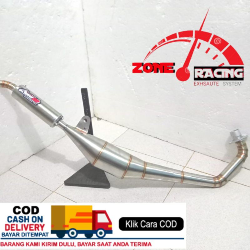 Knalpot satria 2tak abrt20 setenlis | knalpot abrt20 satria 2tak | knalpot racing abrt20