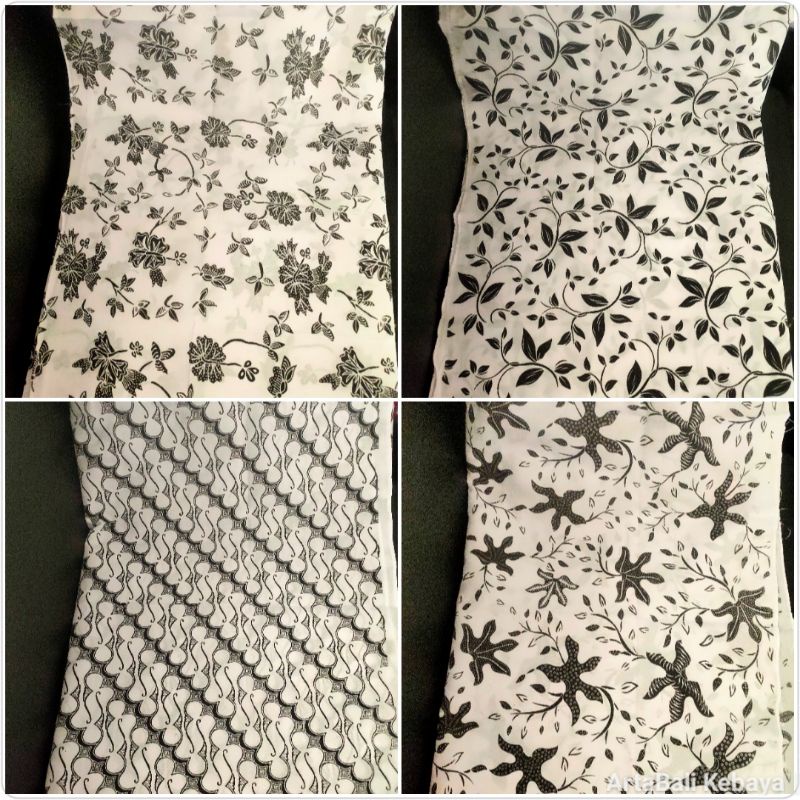 Kamen Lembaran Batik Bima Putih