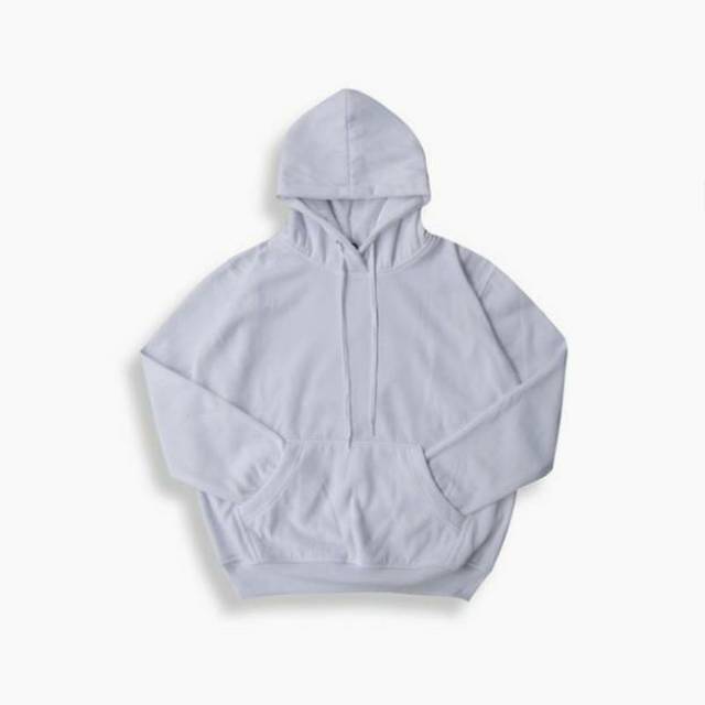 HOODIE POLOS PUTIH