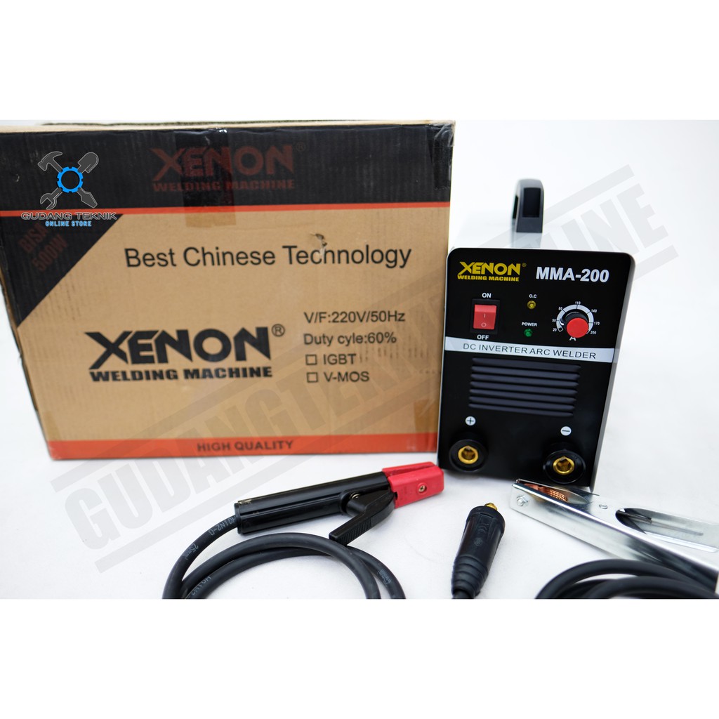 Mesin Trafo Las 200A XENON / Travo Las Inverter Xenon MMA 200 A