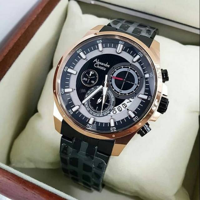 JAM TANGAN ALEXANDRE CHRISTIE PRIA AC 6496 ORIGINAL GARANSI RESMI/ALEXANDER CHRISTIE ORIGINAL 6496