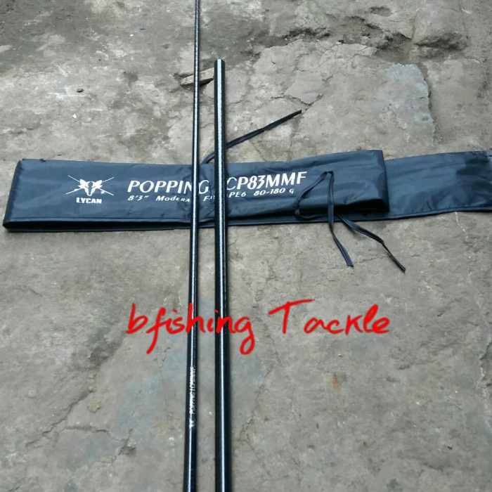Termurah.. Blank Lycan Popping Pe 6 Butt Joint 259Cm Cv