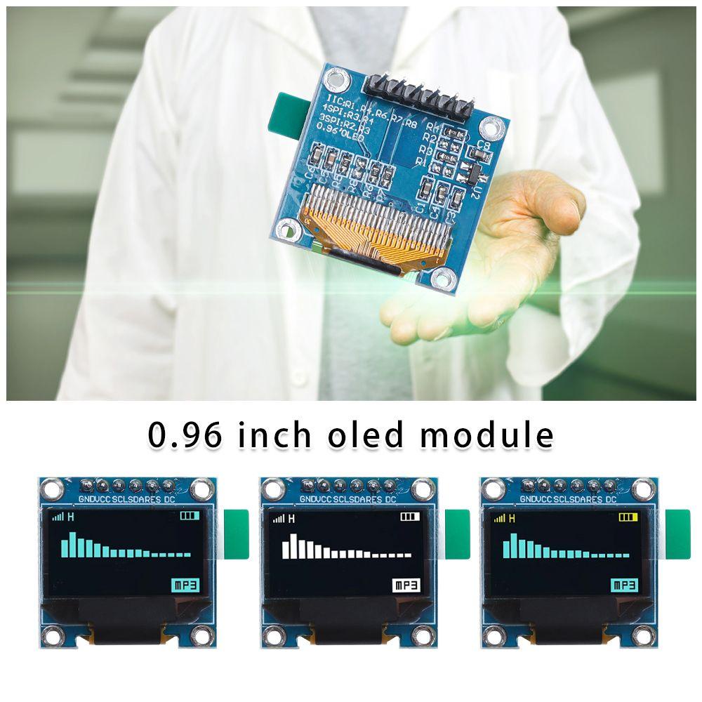 Modul Display OLED Populer Mudah Digunakan 0.96 inch 128X64 LCD Screen Board