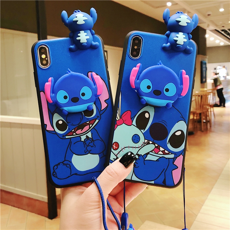 Realme 5 Pro C2 2 3 Couple Cartoon Case Soft Cute Lilo