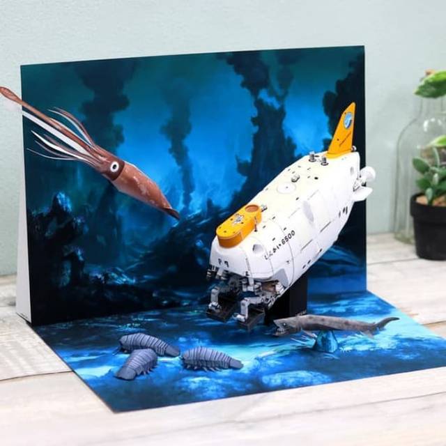 Diorama Deep Sea Papercraft