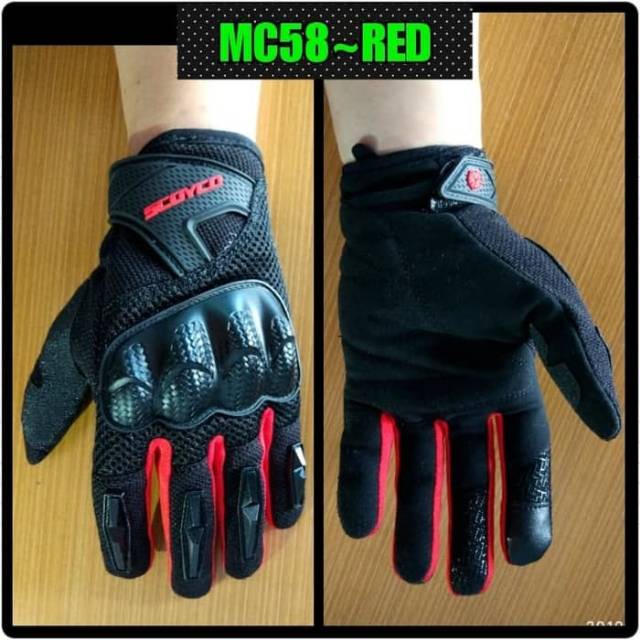 Sarung Tangan Scoyco MC58-2 Original / Gloves Scoyco MC58-2