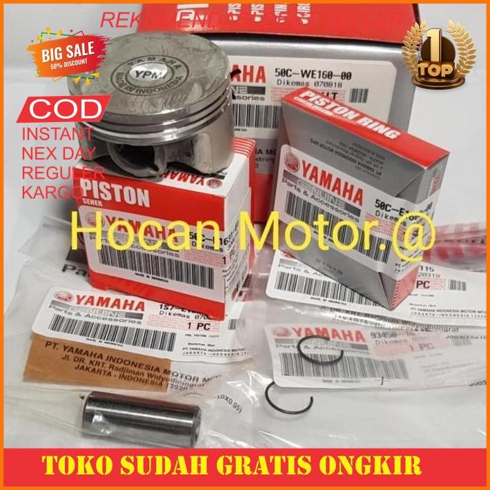 Sparepart Mobil Piston Kit Seher Set Jupiter Mx New 135 Jupiter Mx Lama Orisinil Asli