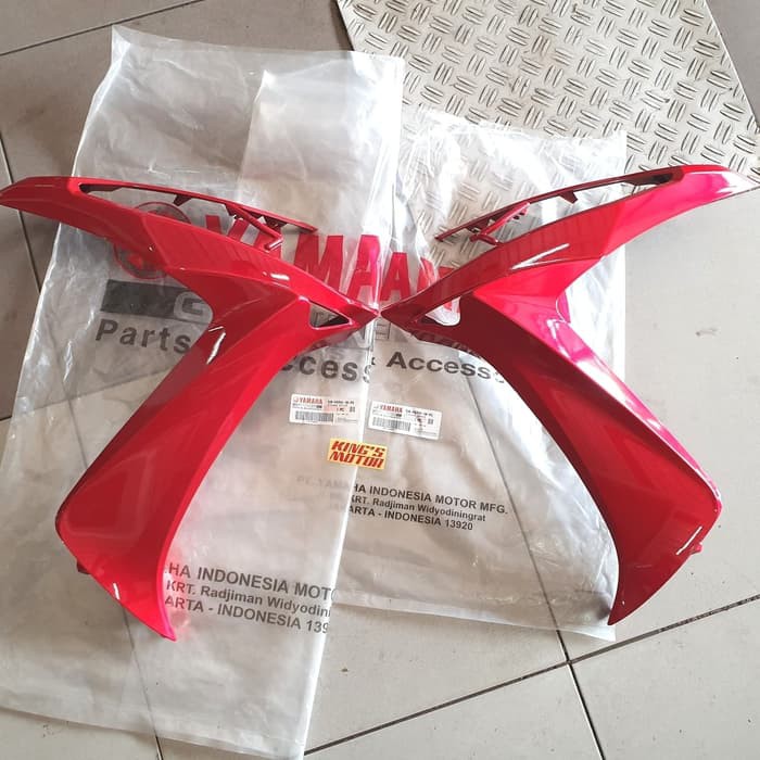 COVER DEPAN / SAYAP XEON RC SEPASANG MERAH MARUN (1LB-P2) ASLI YAMAHA