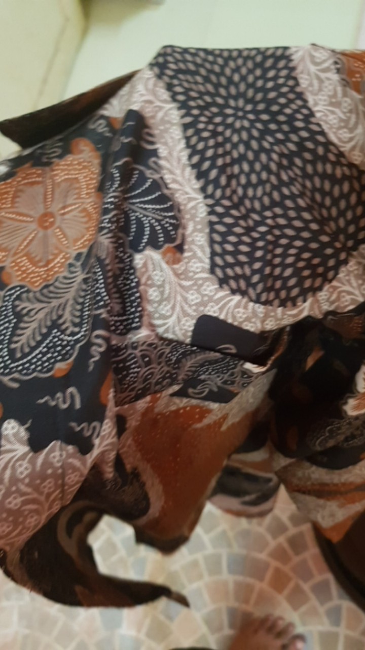 Baju Batik Pria Slimfit Big Size M L Xl Xxl Atasan Kemeja Batik Lengan Panjang Original