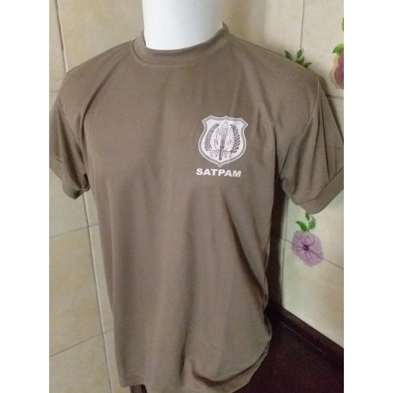 Kaos SATPAM lengan pendek ALL SIZE