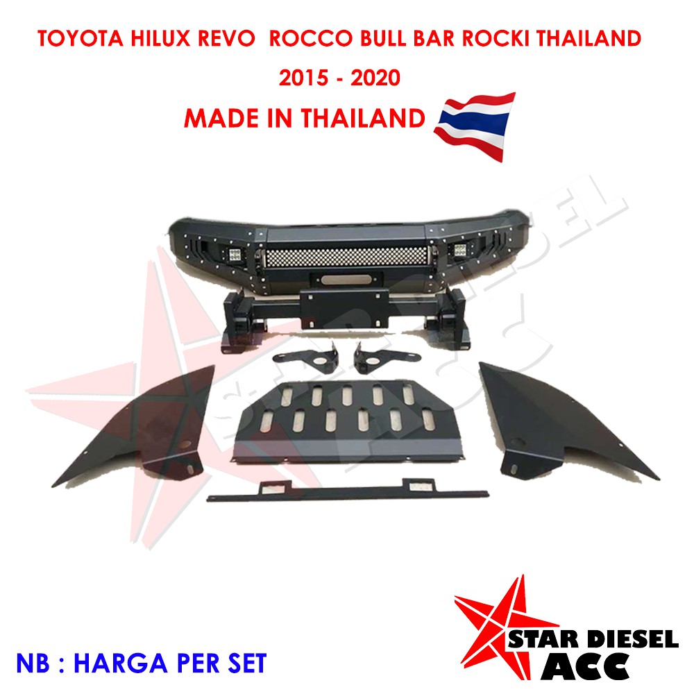PALANG BESI DEPAN HILUX BUMPER DEPAN TOYOTA HILUX REVO ROCCO THAILAND