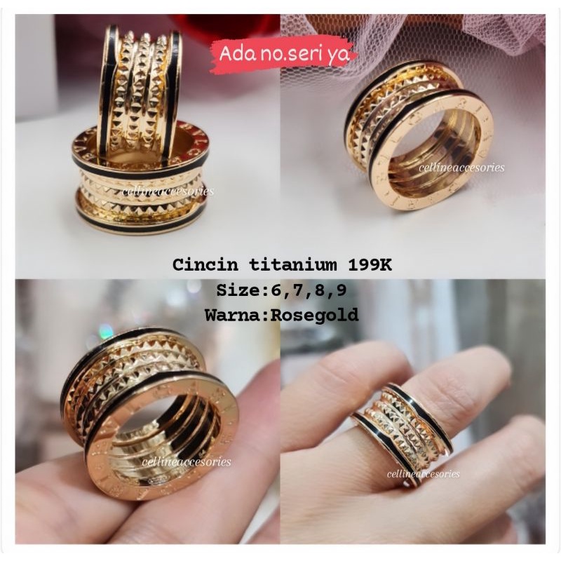CINCIN TITANIUM/CINCIN WANITA/CINCIN TITANIUM LEBAR/CINCIN WANITA TITANIUM/CINCIN ROSEGOLD