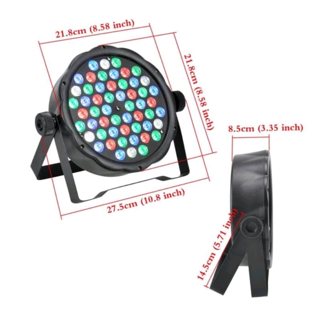 Lampu Sorot Disco LED Par 18/36 Mata - RGB / Lampu Panggung LED