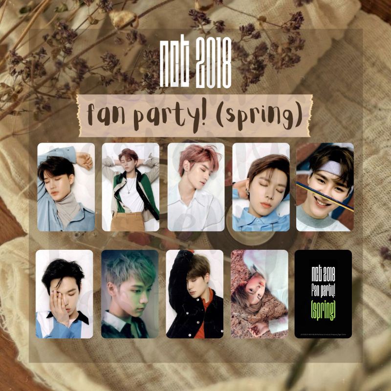 Photocard Unofficial NCT 2018 - Fan Party (SPRING)
