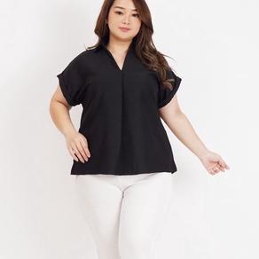 BLOUSE BLUS ATASAN WANITA JUMBO BIG SIZE LD 120cm XXL XXXL 05 BAJU IBU HAMIL BUMIL KERJA KANTOR PEST
