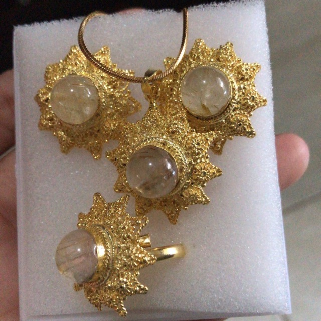 Set kalung rambut sedana alpaka