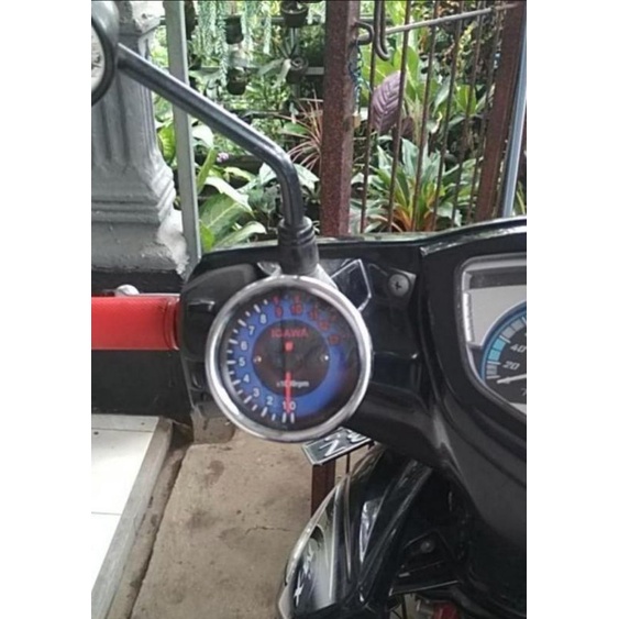 SPEEDOMETER AMPER BULAT CROME IGAWA KILOMETER RPM MANUAL RPM DIGITAL AMPER BENSIN