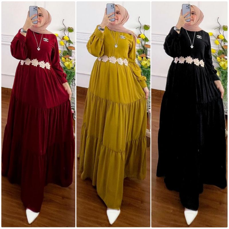 sivana dress by nindah fashion