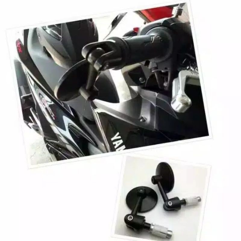 New Spion Jalu Bulat Spion Bar End  Bulat Universal Nmax,Aerox,Pcx,Vario,Beat,Mio,Vespa,W175,Xabre