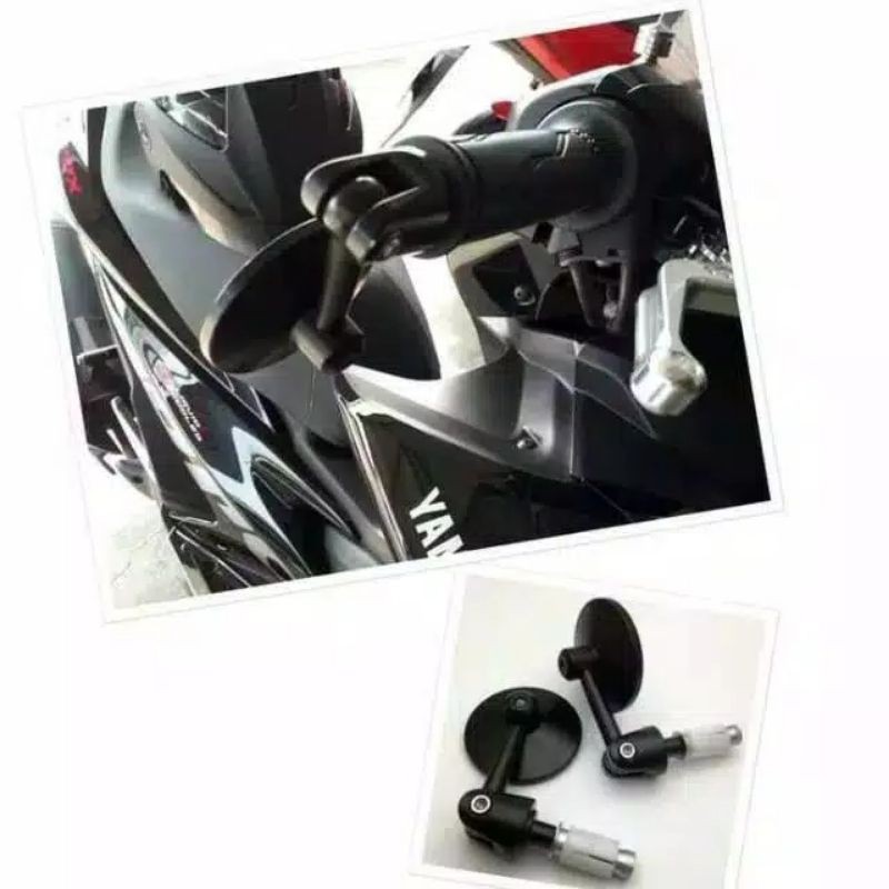 Spion Jalu Spion Bar End  Bulat VND Universal Nmax,Aerox,Pcx,Vario,Beat,Mio,Vespa,W175,Xabre,Vixion