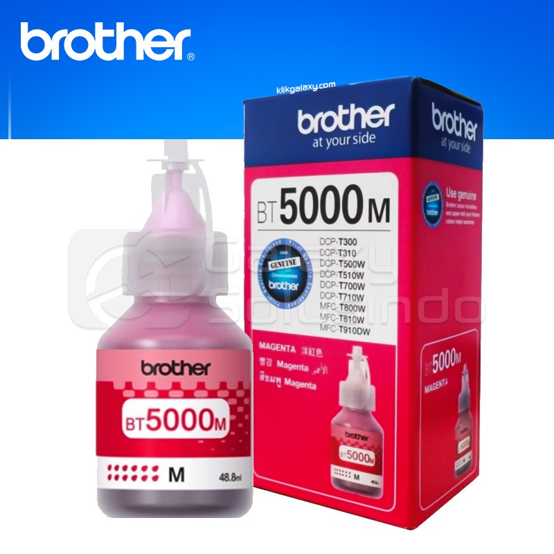 Tinta Refill BROTHER BT5000M Original Ink Refill Bottle - Magenta [GS]