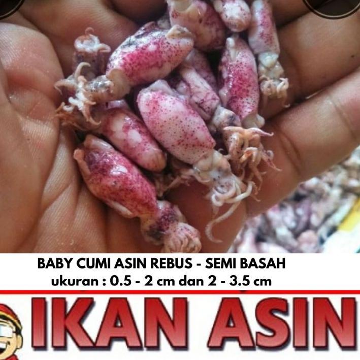 

Terbaik BABY CUMI ASIN SEMI BASAH 500 gr