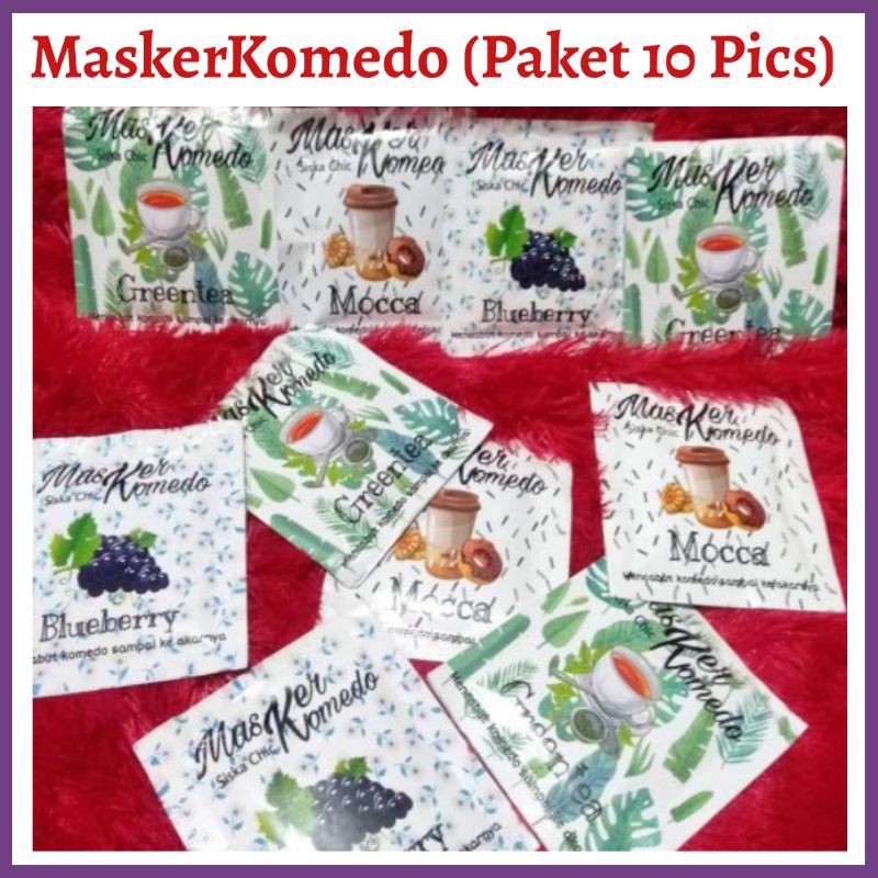 (Paket 10pics) Masker Komedo By Siska Chic