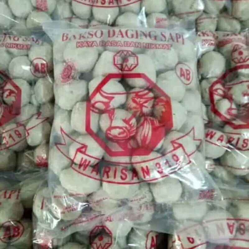 

Bakso warisan daging sapi AB isi 50pcs