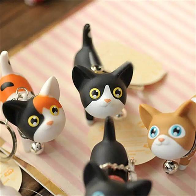 Gantungan kunci cute cat keyring kitten