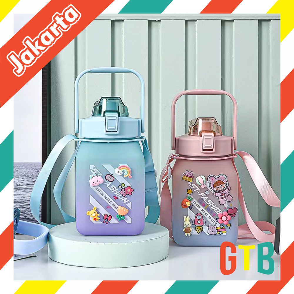 ❤GTB❤ BOTOL MINUM VIRAL GEMOY 1,5 LITER / FREE STIKER R745