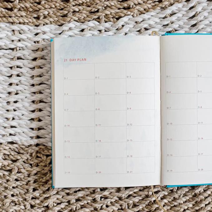 

IBARUl Everyday 365 Planner / Buku Tulis / Catatan / Agenda / Organiser - Sky Blue ICIQl