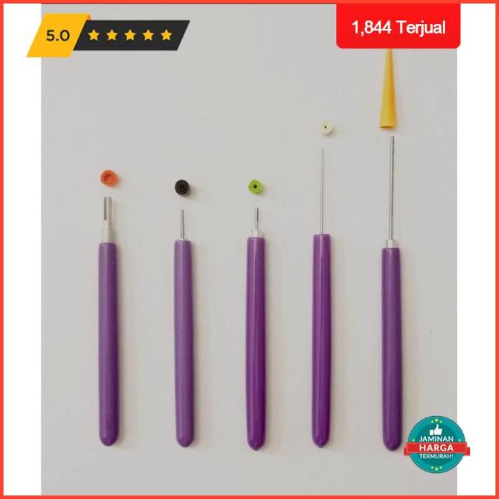 

Mainan Anak Extra Cashback Quilling Paper Needle Set / Jarum Paper Quilling Set Isi 5 Termurah