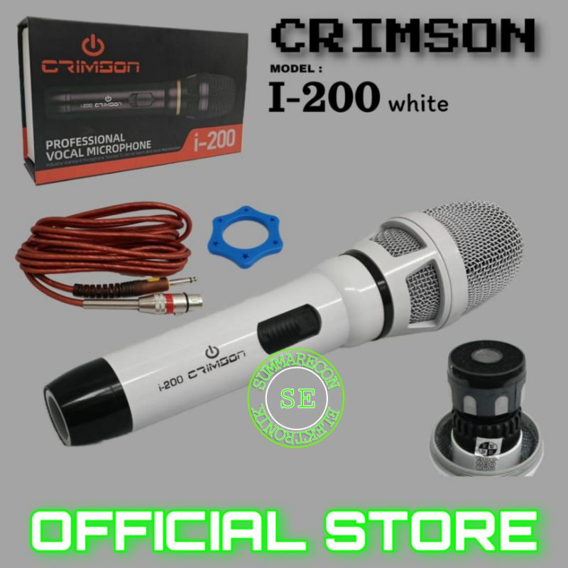 mic kabel crimson i200 microphone mic karaoke