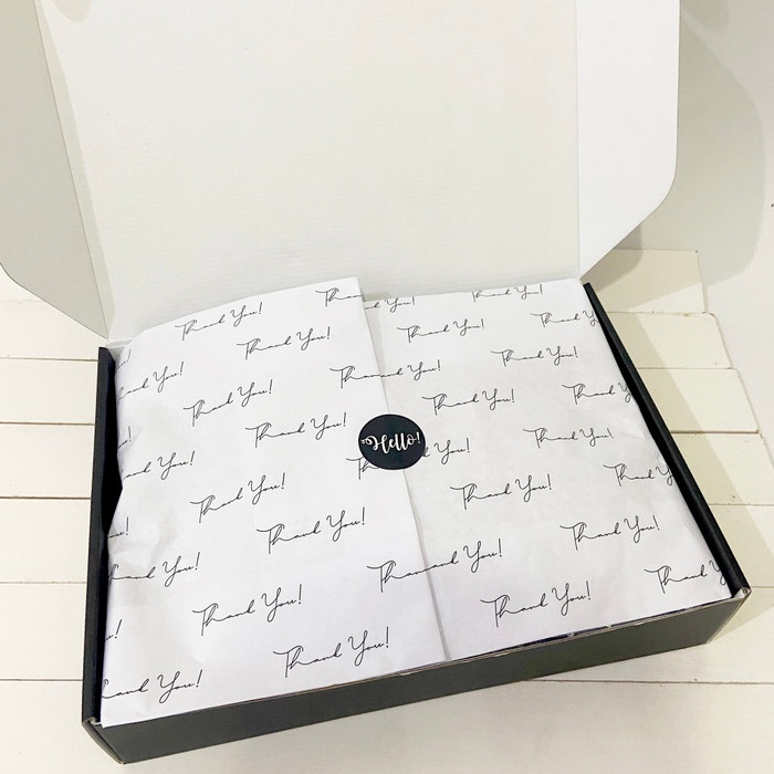 

Ginger- Thank You Wrapping Paper 50 | kertas tissue | bungkus kado | packing
